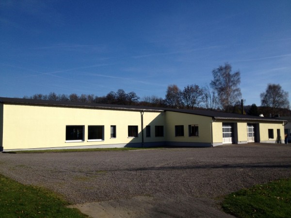 Fassadensanierung Autohaus Fritzsche Pockau